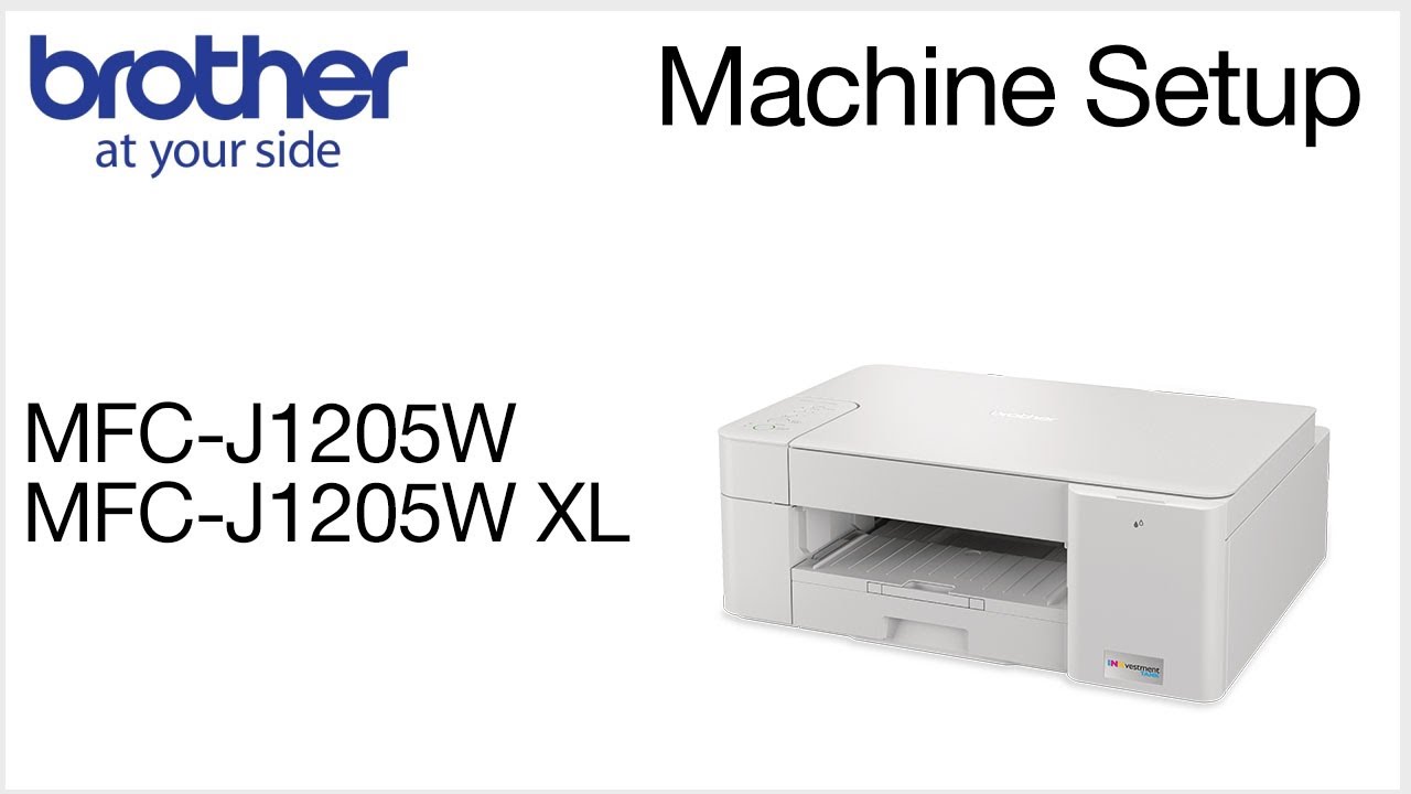 Setup your Brother MFCJ1205W