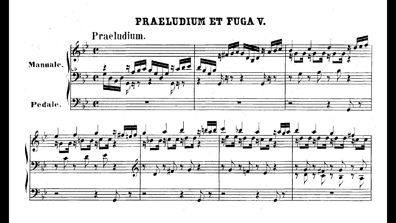 J. S. Bach: Präludium und Fuge g-Moll BWV 535