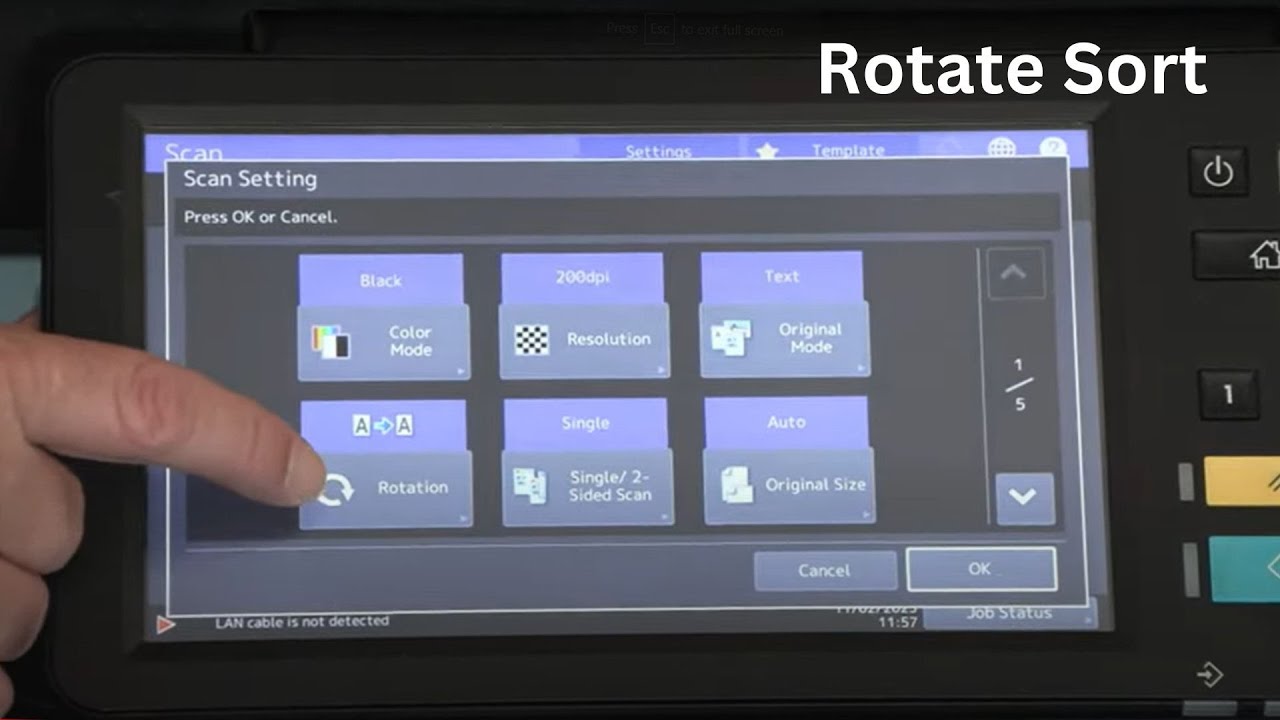 Rotate Scan (a.k.a. Rotate Sort)