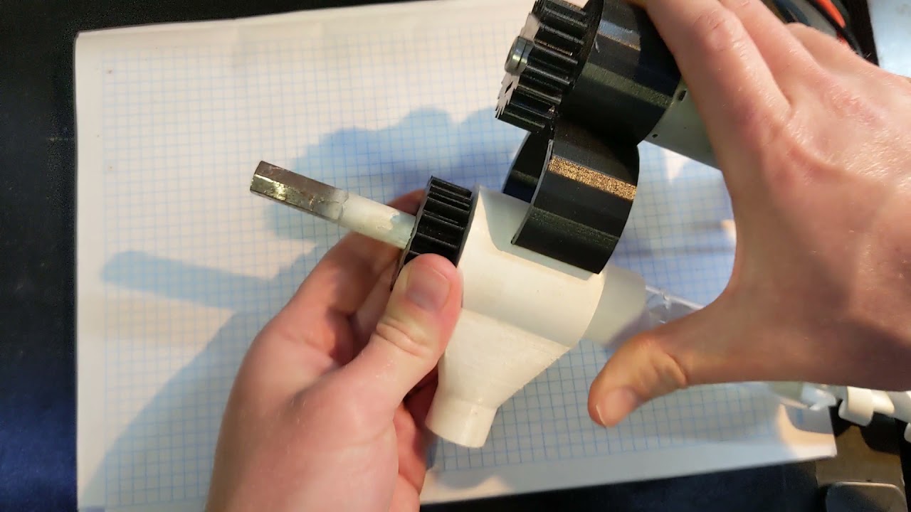 Honey pump motor assembly