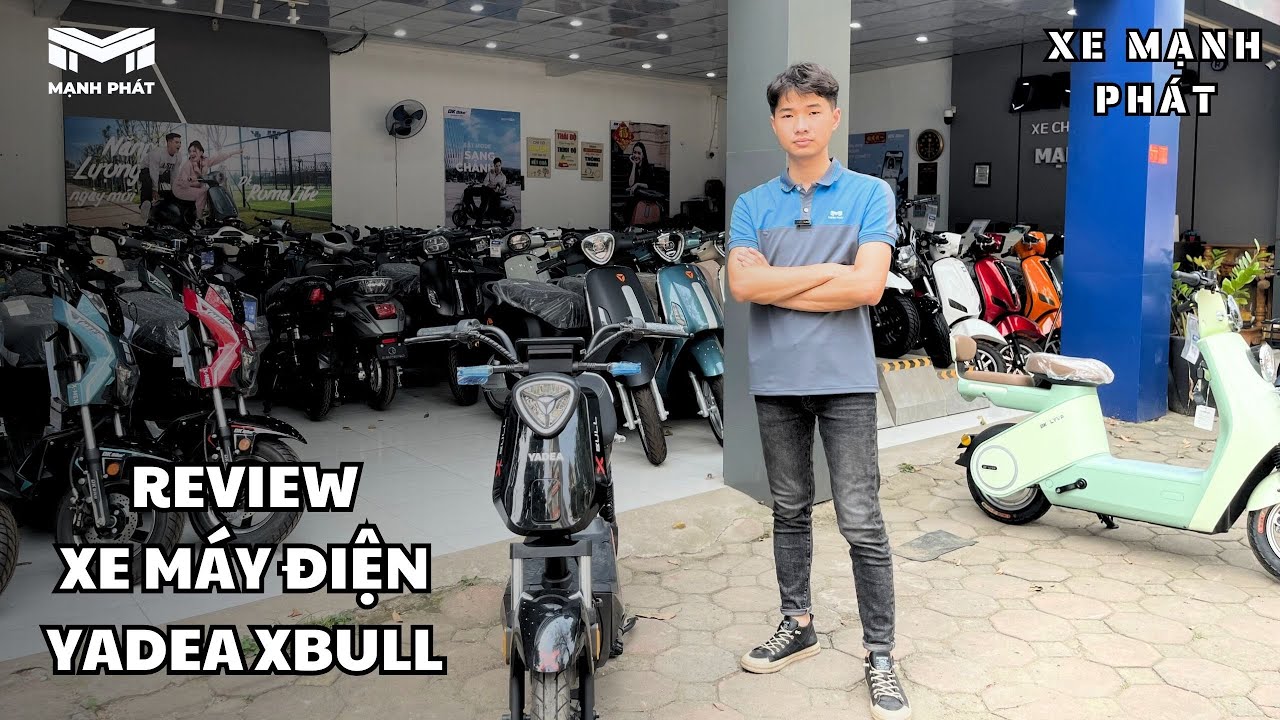 REVIEW CHI TIẾT MẪU XE ĐIỆN YADEA XBULL 2024 MỚI NHẤT DÀNH CHO HỌC SINH | XE MẠNH PHÁT
