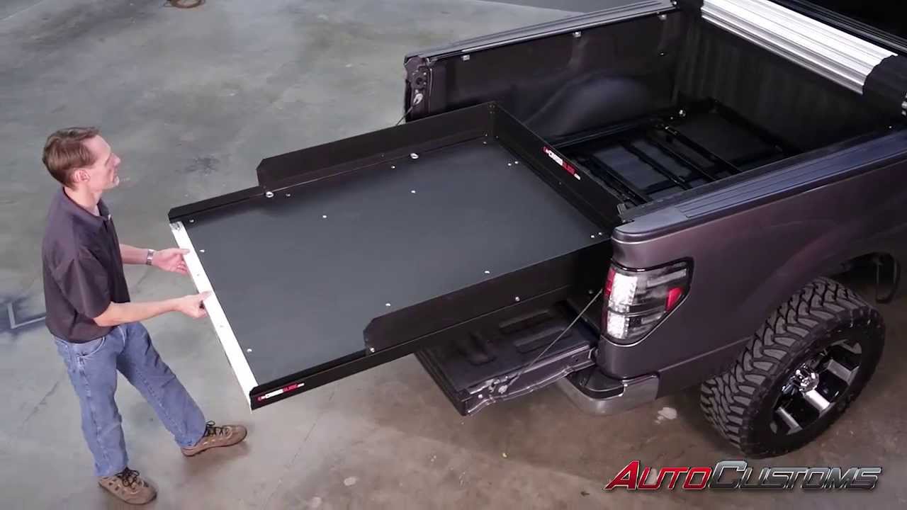 Обзор продукта CargoGlide CG1500XL Bed Slide на AutoCustoms.com