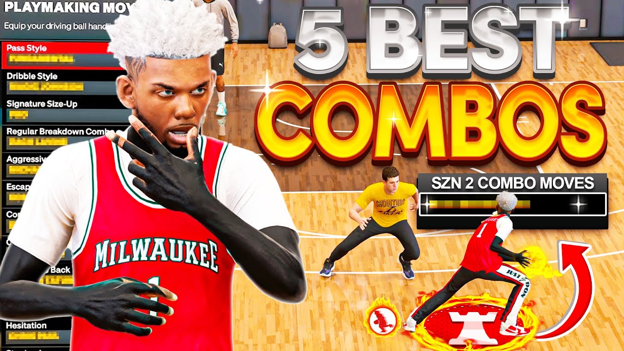 BEST DRIBBLE COMBOS COMP GUARDS USE TO GET OPEN in NBA2K25! BEST DRIBBLE TUTORIAL & SZN 2 SIGS 2K25!