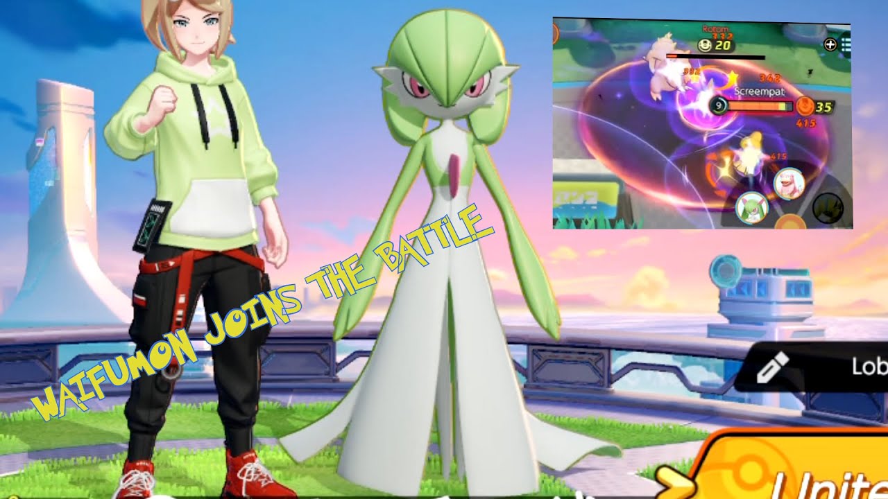 Waifumon joins the battlefield | Pokemon Unite
