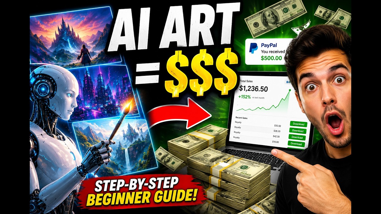 How to Make Money Selling AI Images in 2026 (Step-by-Step Beginner Guide)