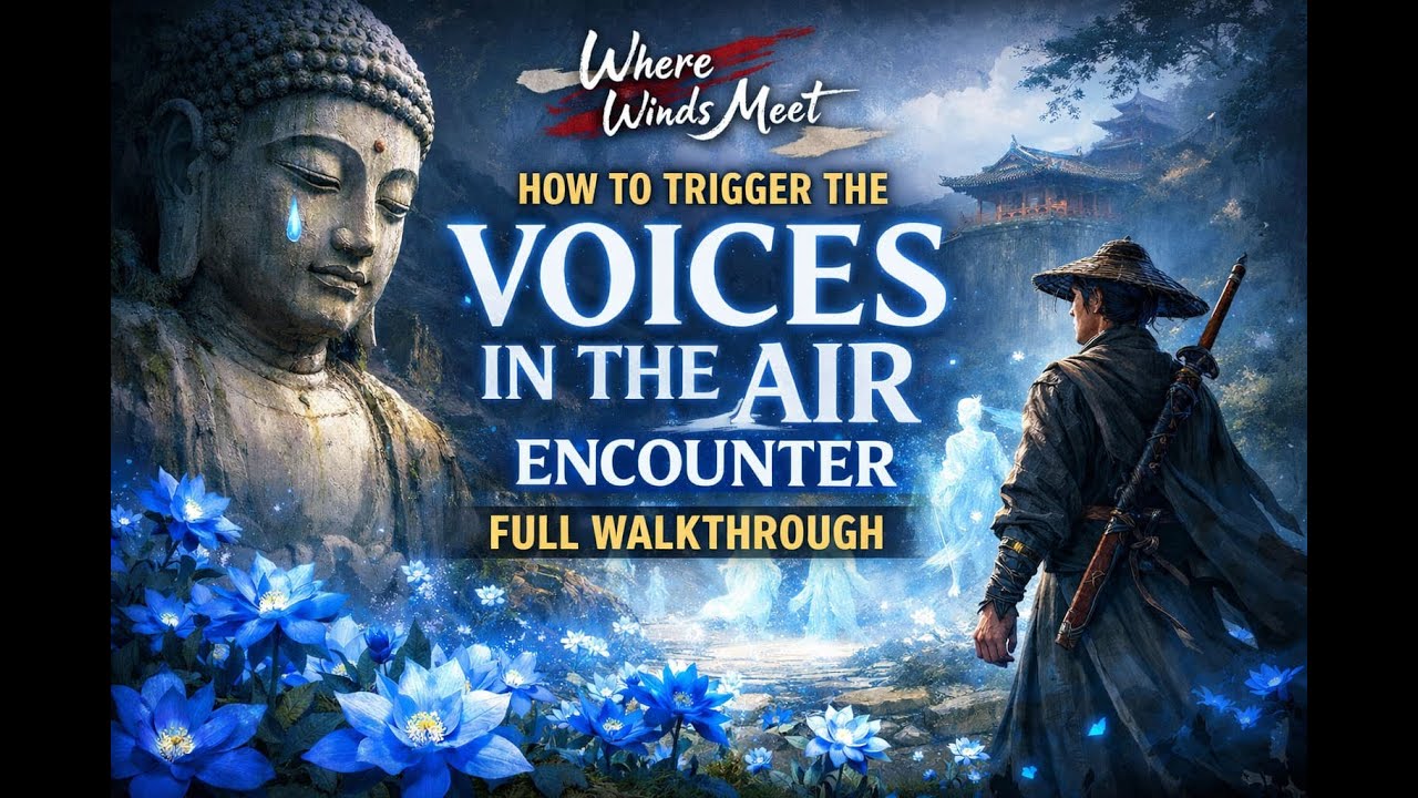 Where Winds Meet - Voices In The Air Encounter - How to trigger + FULL WALKTHROUGH!