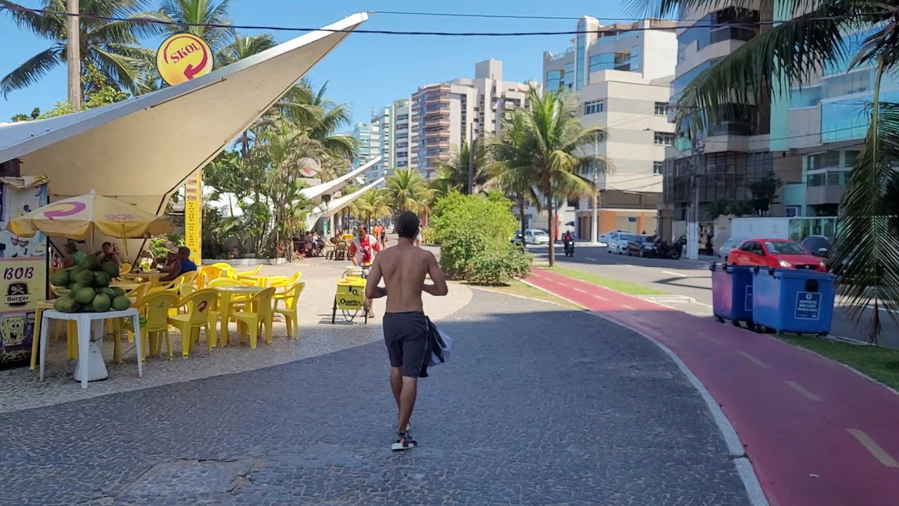 🌅 VILA VELHA - Calçadão da praia - Espírito Santo [ 4K ]