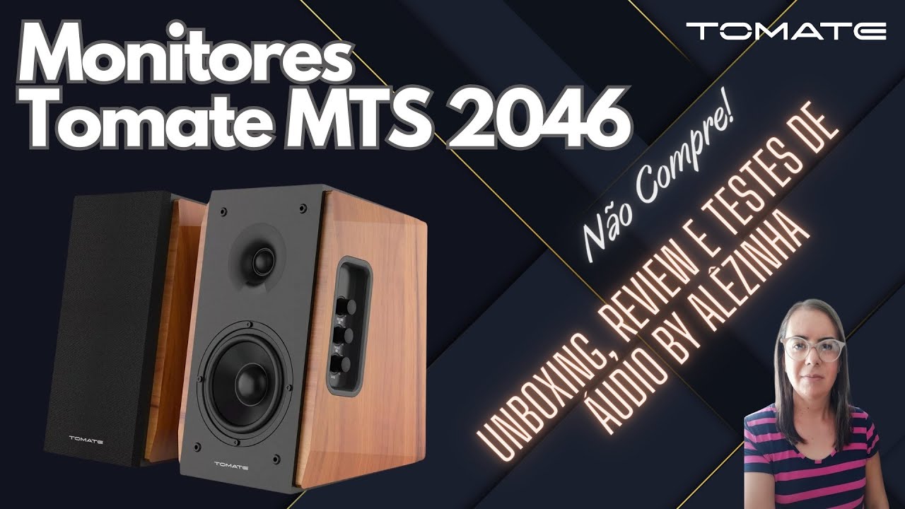NÃO COMPRE OS NOVOS MONITORES DE ÁUDIO TOMATE MTS 2046 ANTES DE VER ESTE VÍDEO!