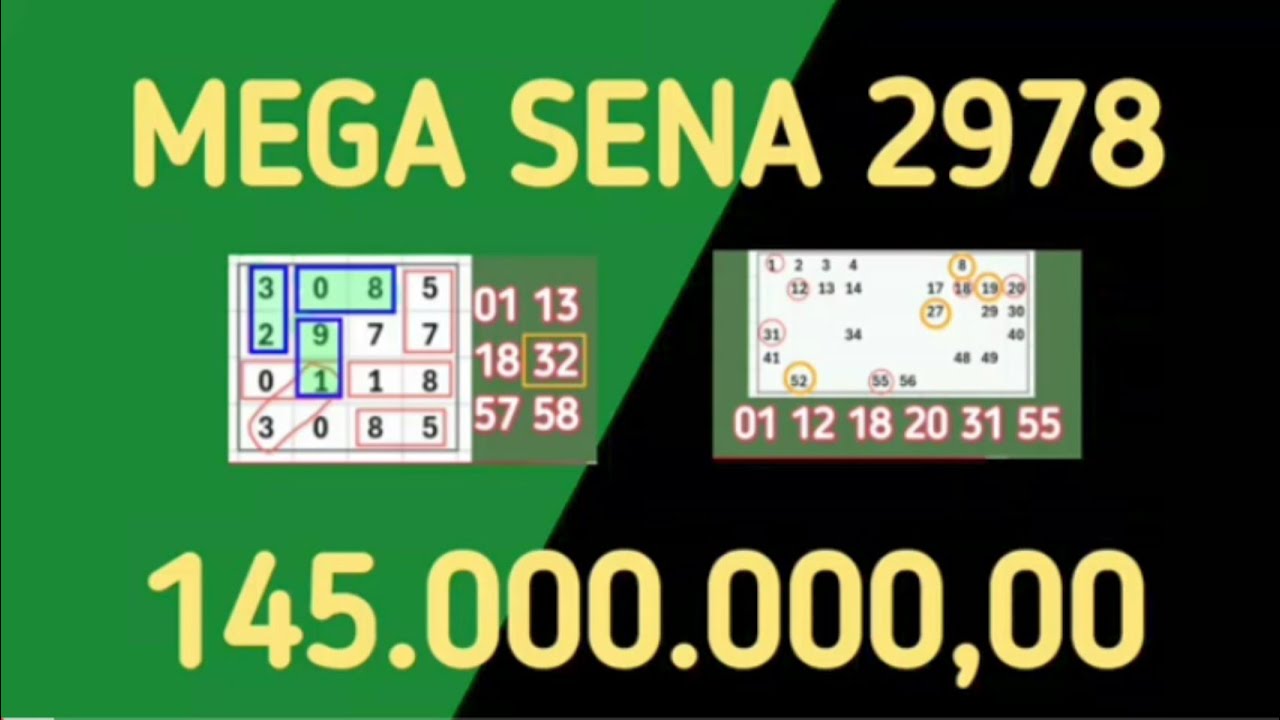 Mega Sena 2978 145.000.000,00 dicas e observa&ccedil;&otilde;es, estudos das estat&iacute;sticas 
