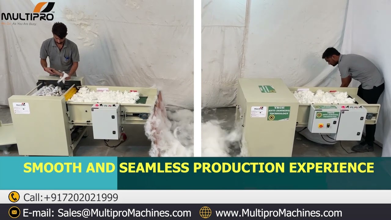 Revolutionary Polyester Fiber Opening Machine: Anti Jamming Technology Unleashed!
