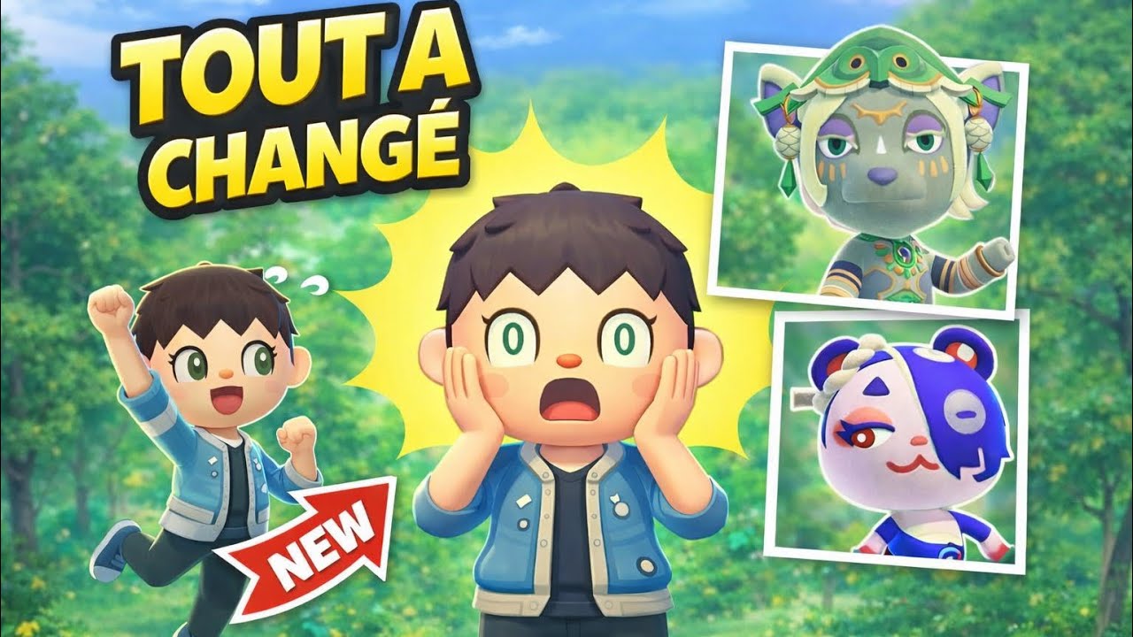 PERSONNE NE PARLE DE ÇA DANS LA MAJ 3.0 ACNH 😳