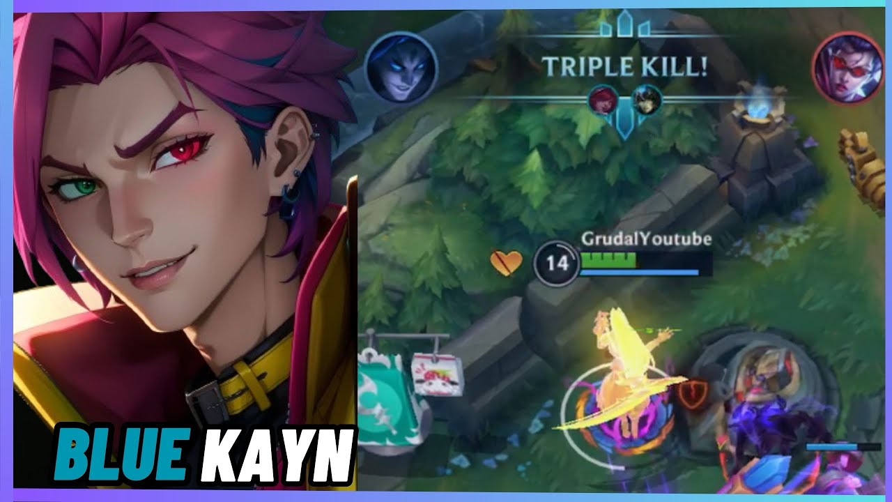 BLUE KAYN IS UNSTOPPABLE | WILD RIFT