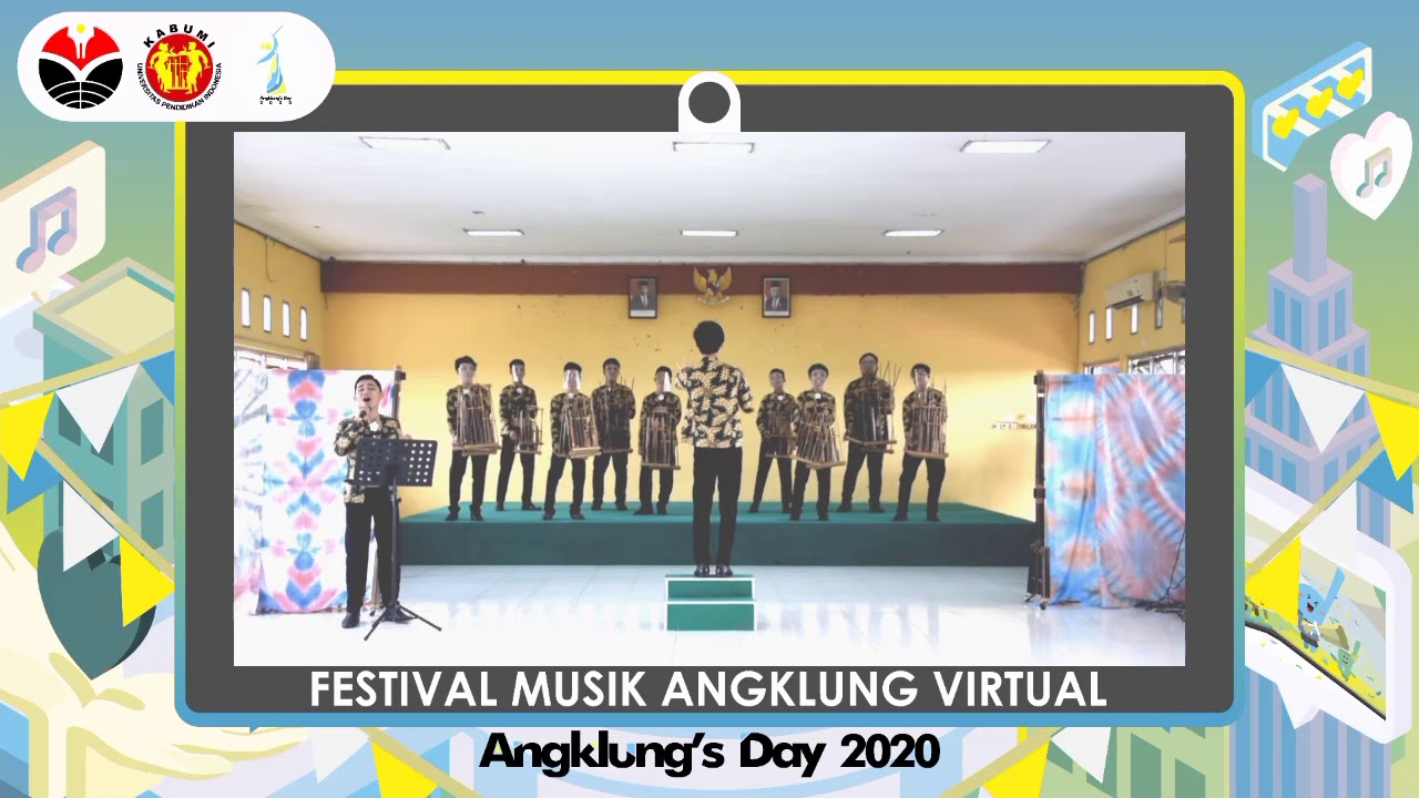 [Angklung's Day 2020] Medley Seperti Mati Lampu & Kopi Dangdut - Angklung Neskar Tim D