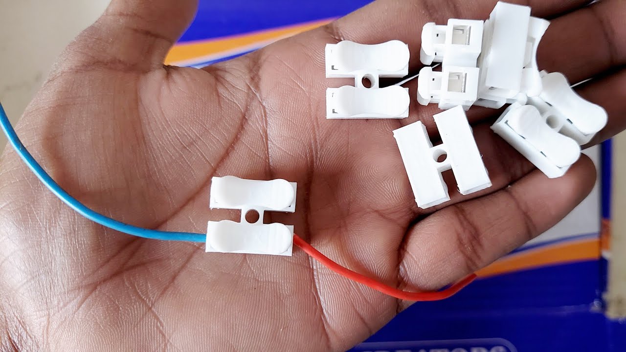 Push Type Lock Electric Wire Connectors Terminals 🔌🔥