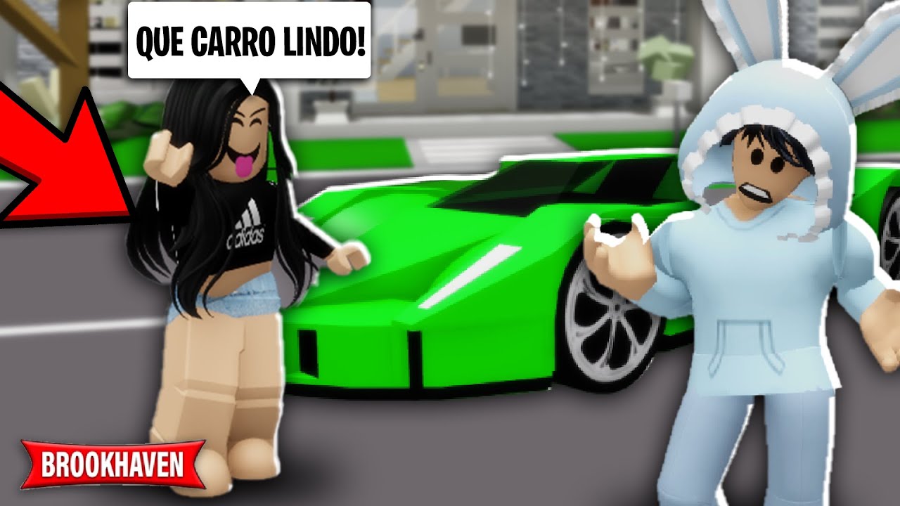TESTEI a INTERESSEIRA de RICOS no Brookhaven! - Historinha