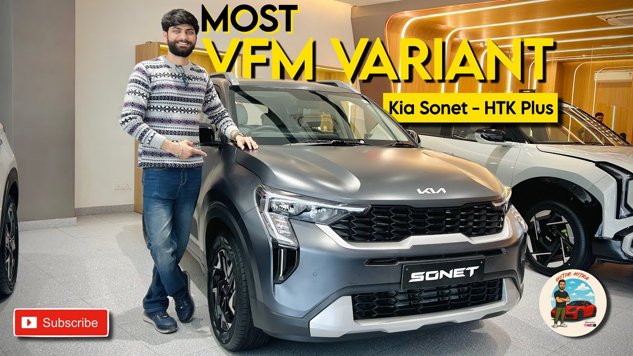 Kia Sonet HTK Plus - Most VFM Variant | Starting From ₹9.10 Lakh | Walkaround & Features Explained
