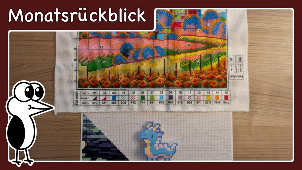 Monatsrückblick - Januar 2026 - Gestickt, geklebt, gebaut und geglotzt