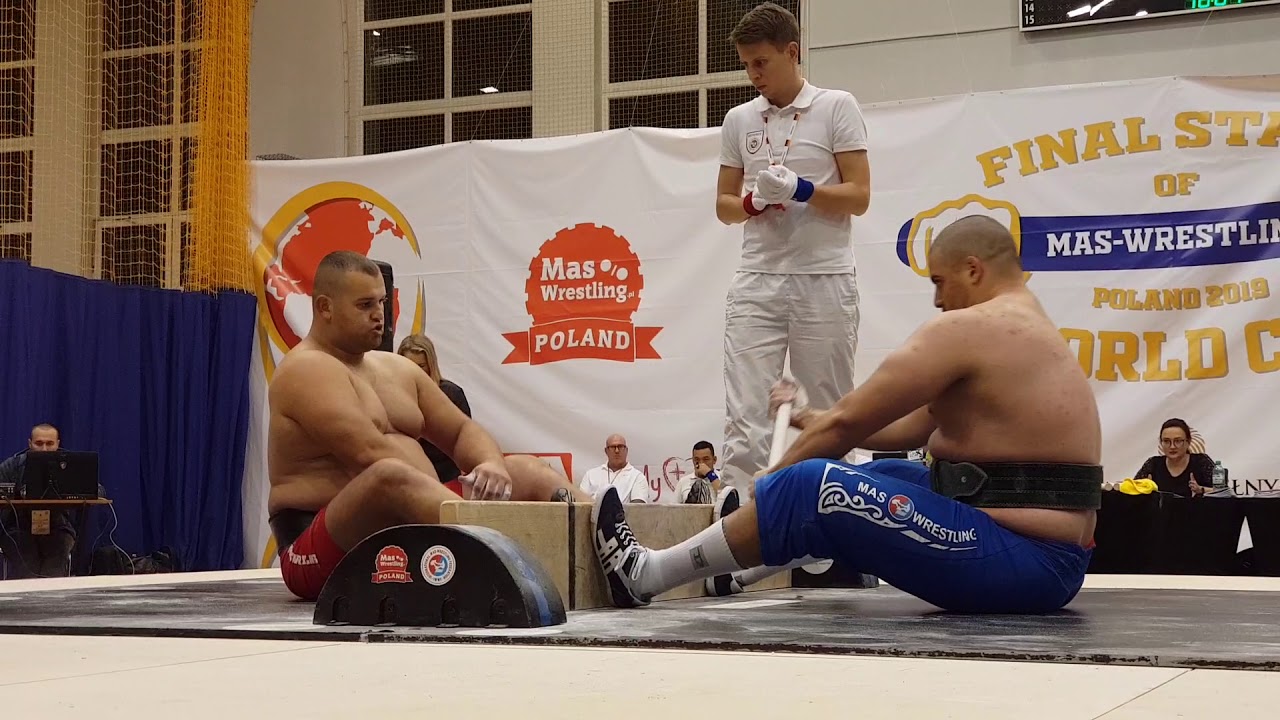 Mas-wrestling World Cup 2019, match for 3rd place, Men +125kg, Poland vs Bulgaria
