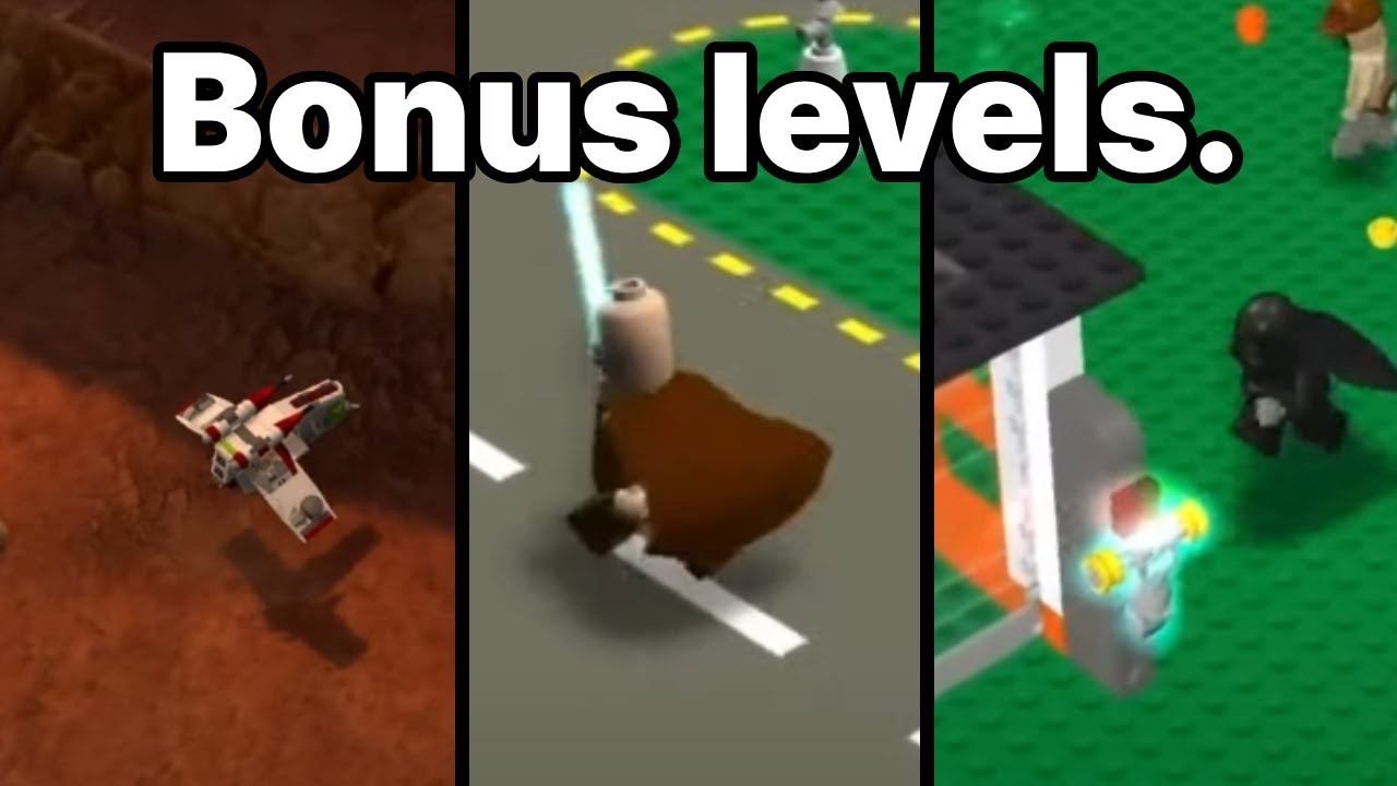 All bonus levels ranked in LEGO Star Wars: The Complete Saga