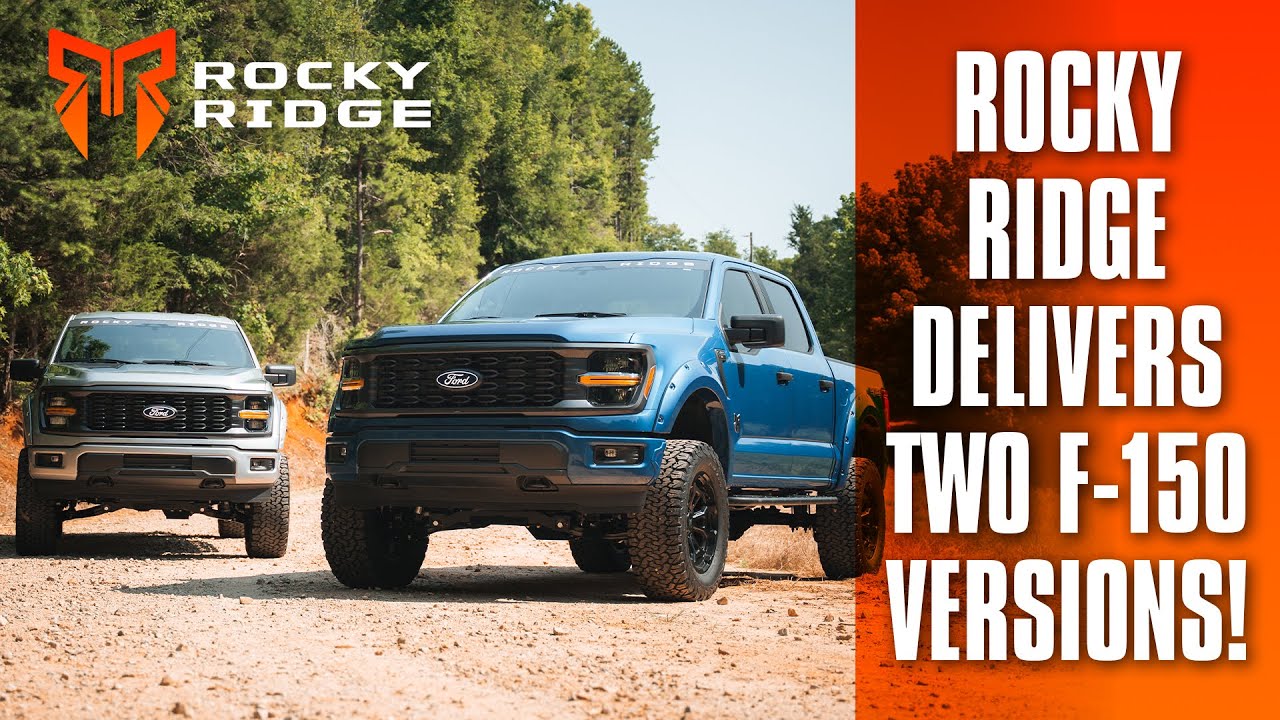 Rocky Ridge brings TWO lifted Ford F-150's to the game!
