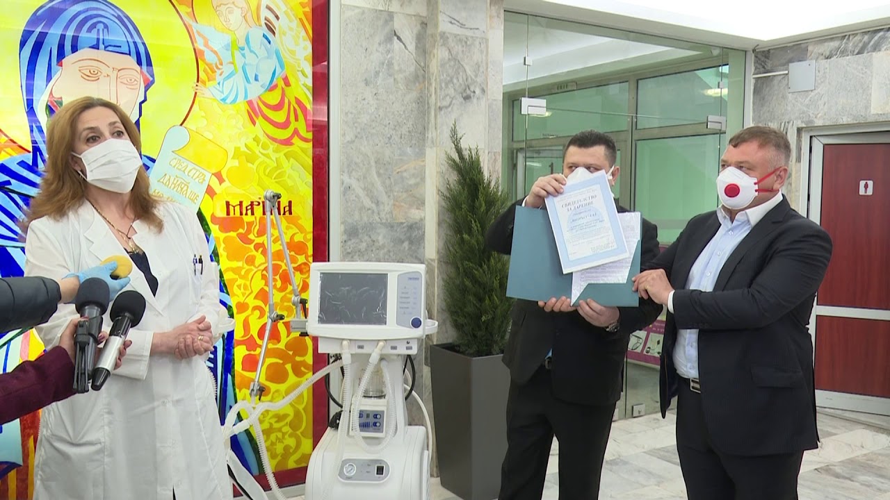 Дарение от два нови респиратора получи УМБАЛ „Св. Марина“ – Варна