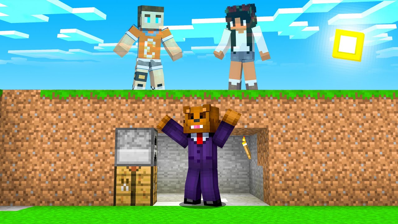 Спидраннеры Minecraft против 4 охотников (ПРАНК)