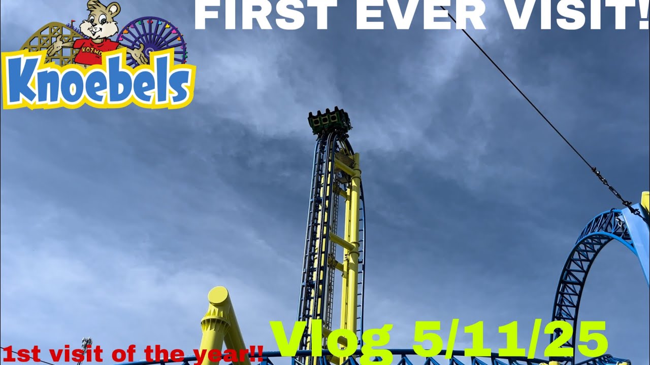 FIRST EVER visit To Knoebels! POVs included! |Vlog 5/11/25