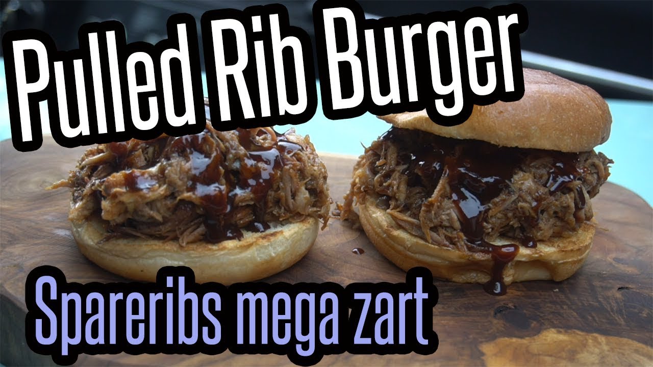 Pulled Rib Burger - Spareribs mega zart - 