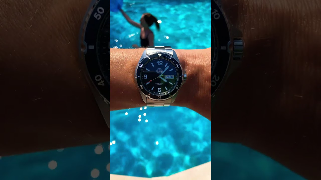 &ldquo;Right at home In the water&rdquo; Orient Mako II Automatic. #watchgang #orient #seiko #japan #viralvideo