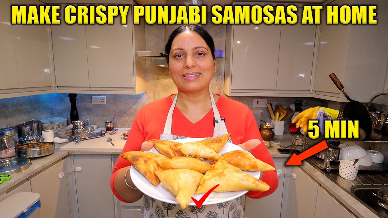 MAKE Crispy Punjabi Samosas at Home (Better Than Takeaway!)