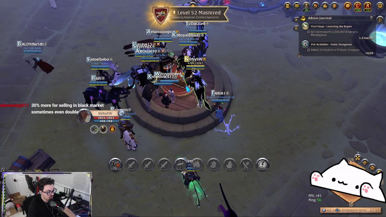 Pew Pew Lets try Cbows Out! Lets Try Albion Online! Day 6