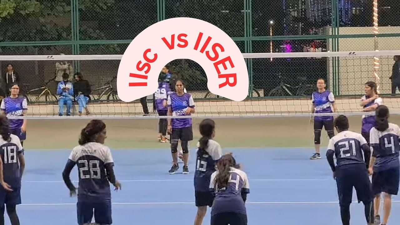 IISC VS IISER TVM VOLLYBALL MATCH #iisc #iiscbangalore #iiser #vollyball #match #sportsnews