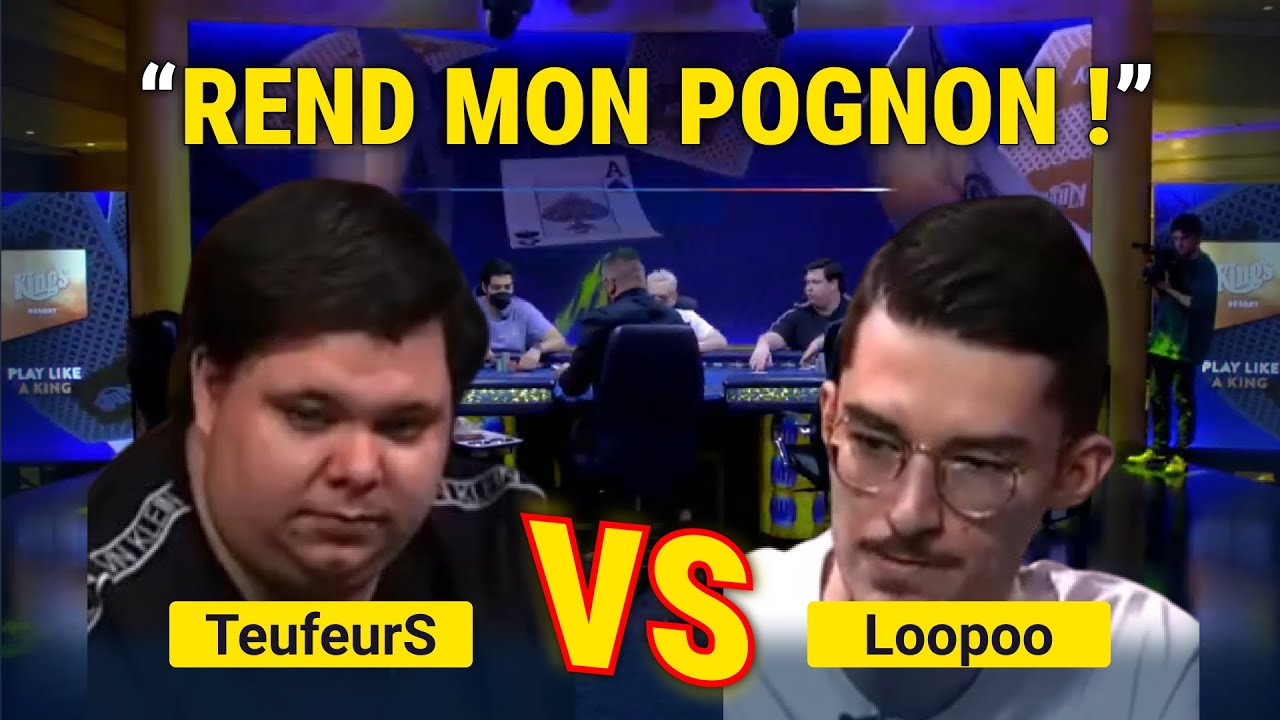 @TeufCasino  ALL IN  2600&euro; FACE A LOOPOO @YoH ViraL's Game
