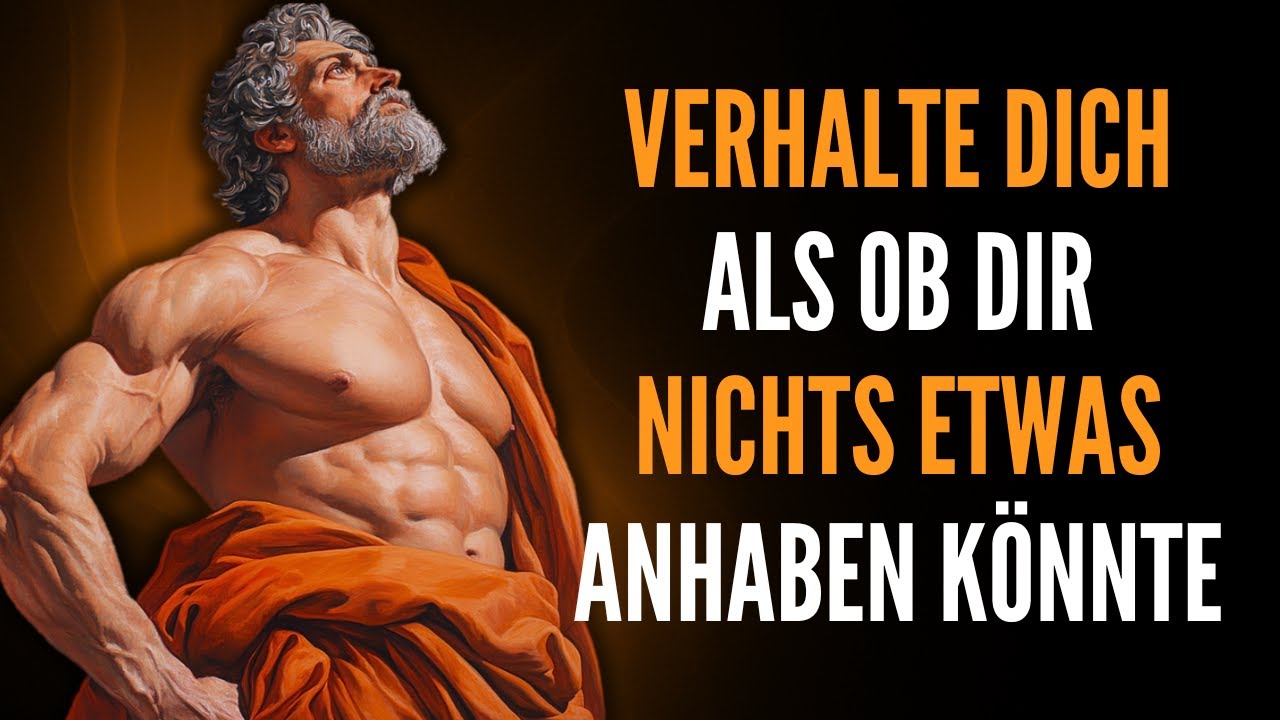 Handle, als ob dich nichts berühren würde, und sieh, was zu geschehen beginnt – Stoizismus
