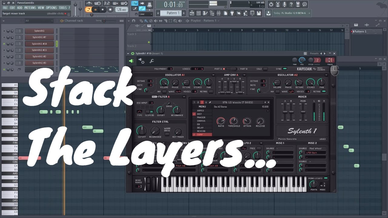 EDM - Stack the layers... but seriously. Powerful loop. Use only Sylenth1 Factory Banks
