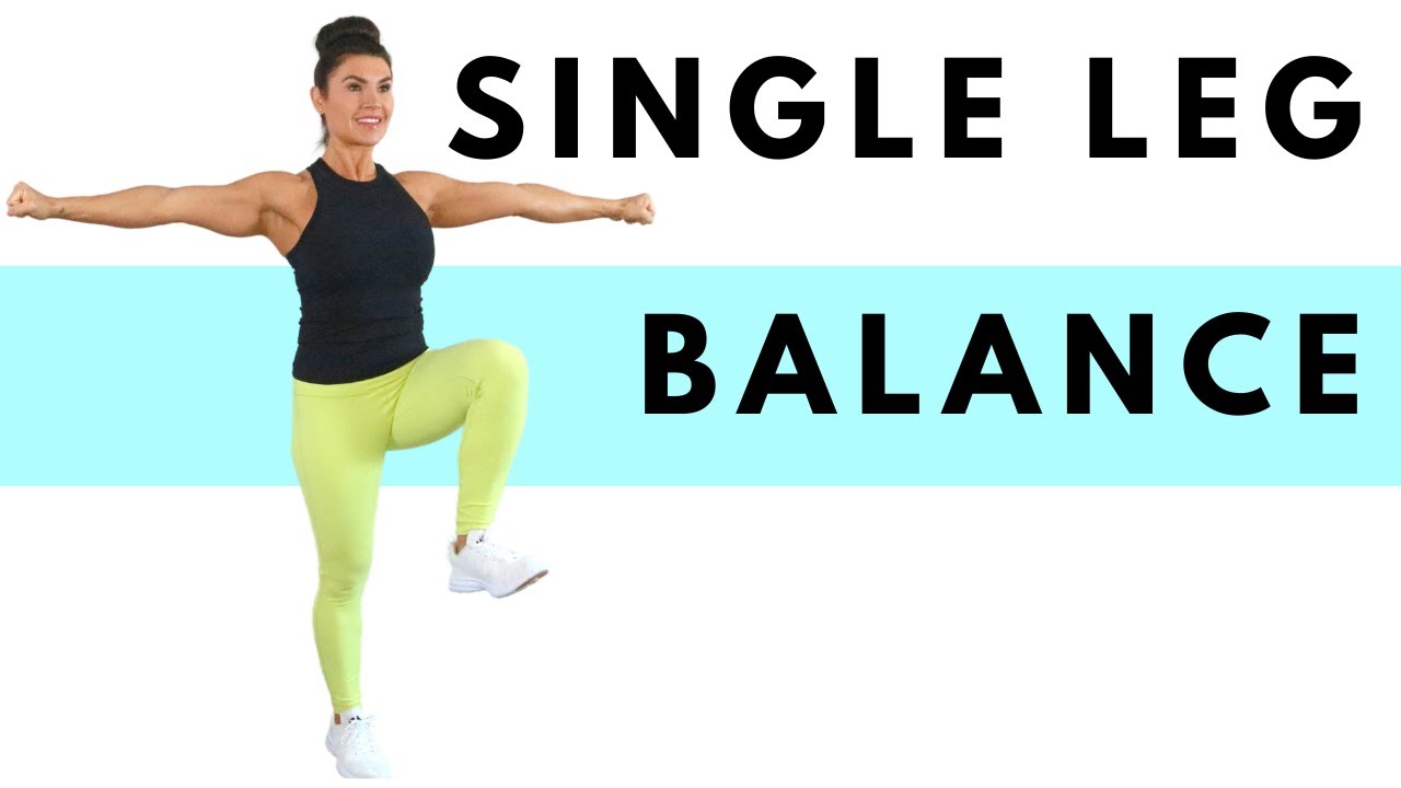 SINGLE LEG BALANCE EXERCISES (How to Improve Balancing on One Leg)