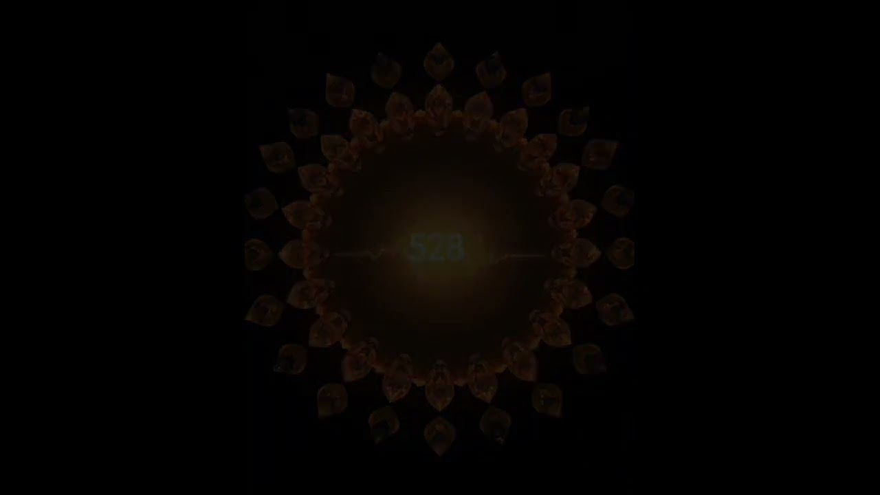 528Hz Healing Frequency Meditation | 1 Hour Deep Relaxation, Stress Relief & Positive Energy