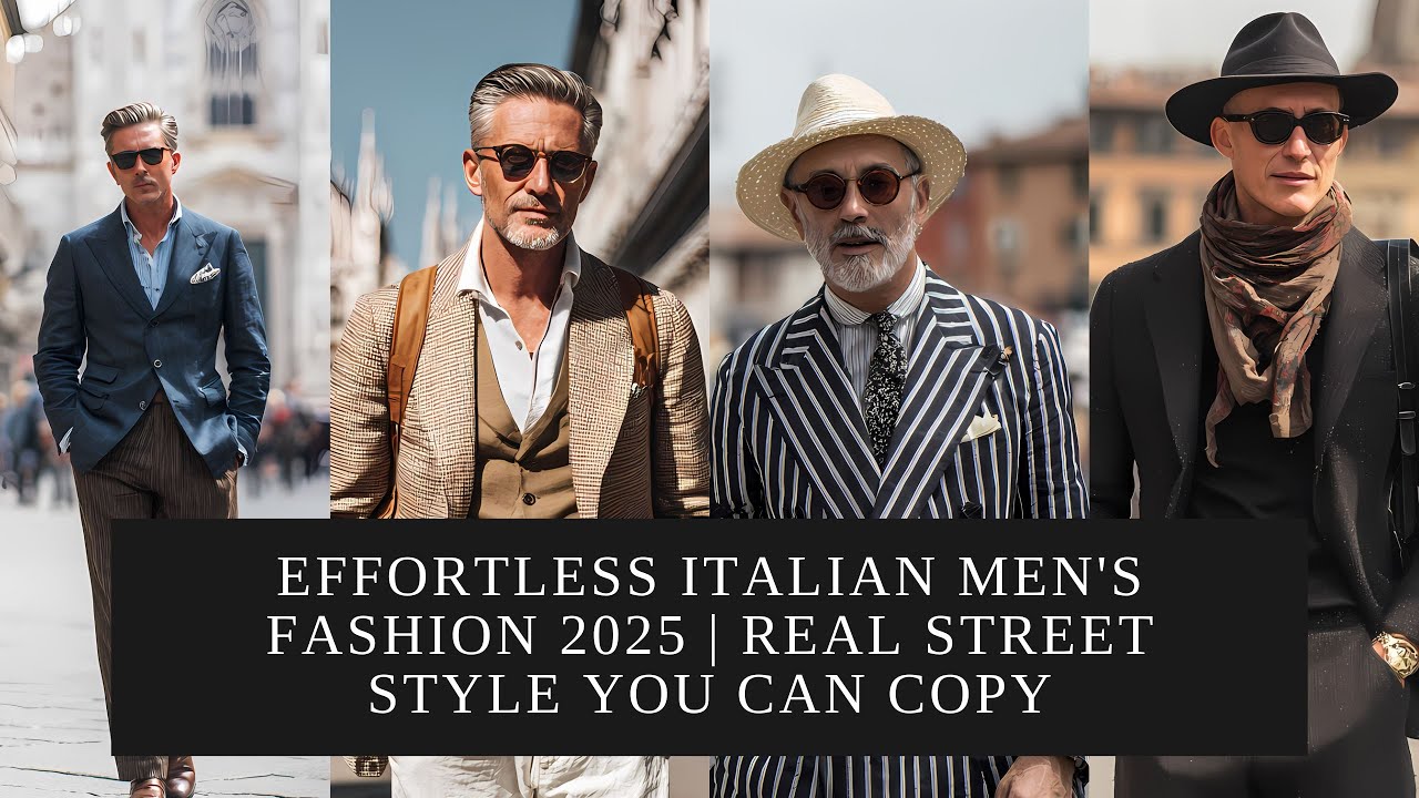 Effortless Italian Men's Fashion 2025 | Real Street Style You Can Copy