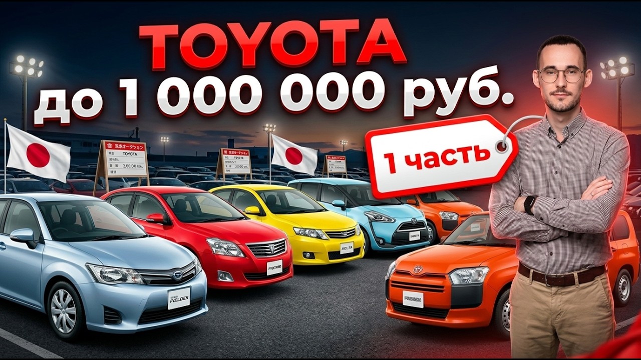 ТАЧКИ ДО 1 МЛН: Часть 1! Качественные представители бренда Toyota СУПЕР-ВЫГОДНО!