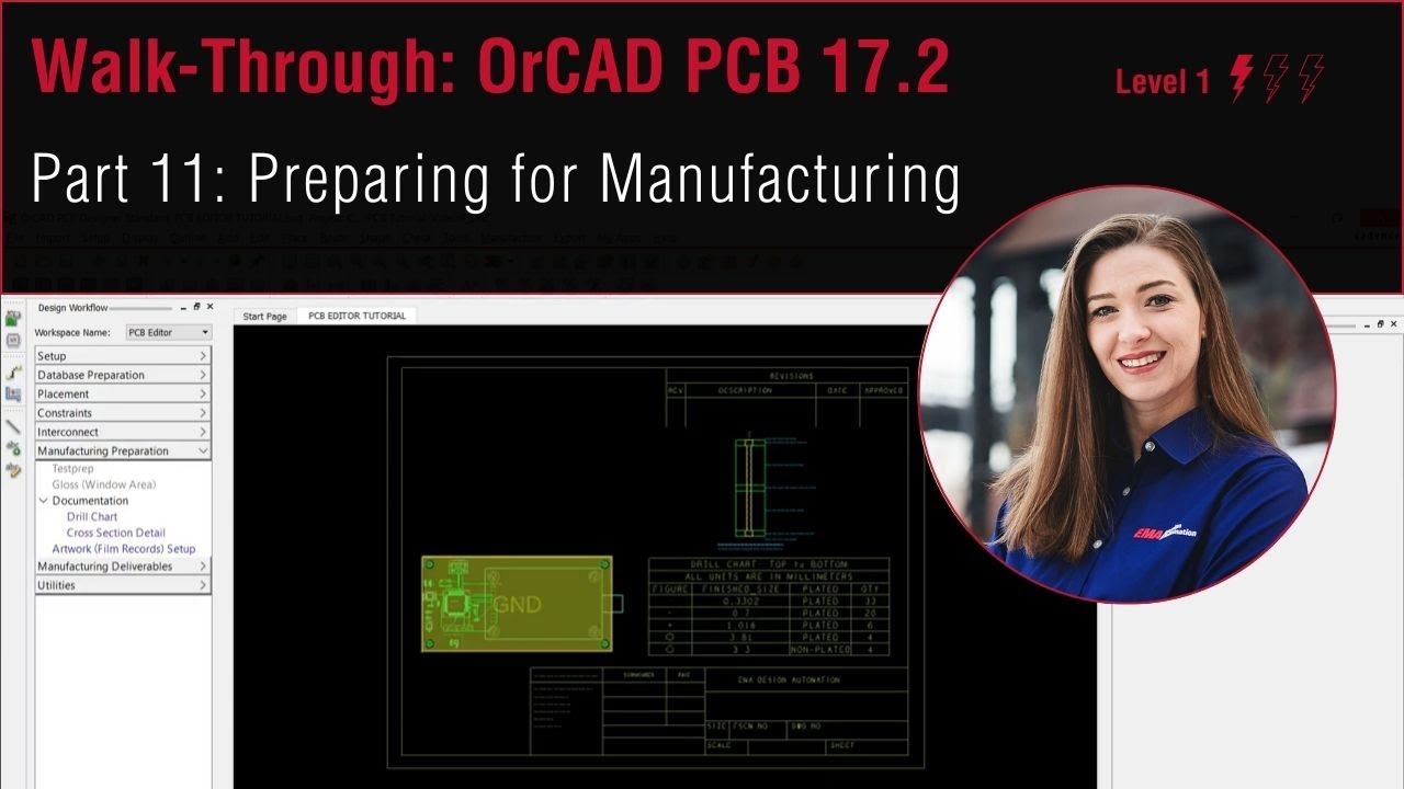 How to Prepare a Design for Manufacturing in OrCAD PCB 17.2