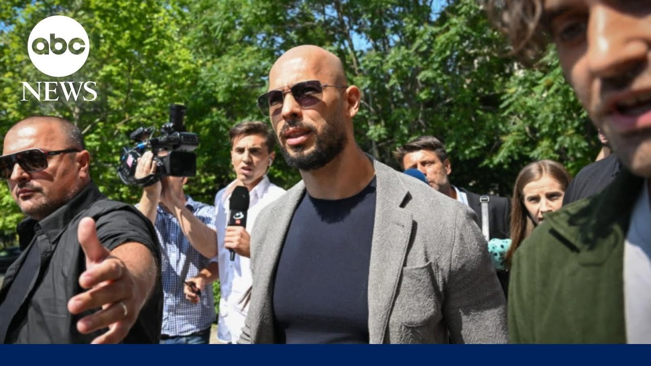 Self-proclaimed misogynist Andrew Tate facing legal charges in Romania