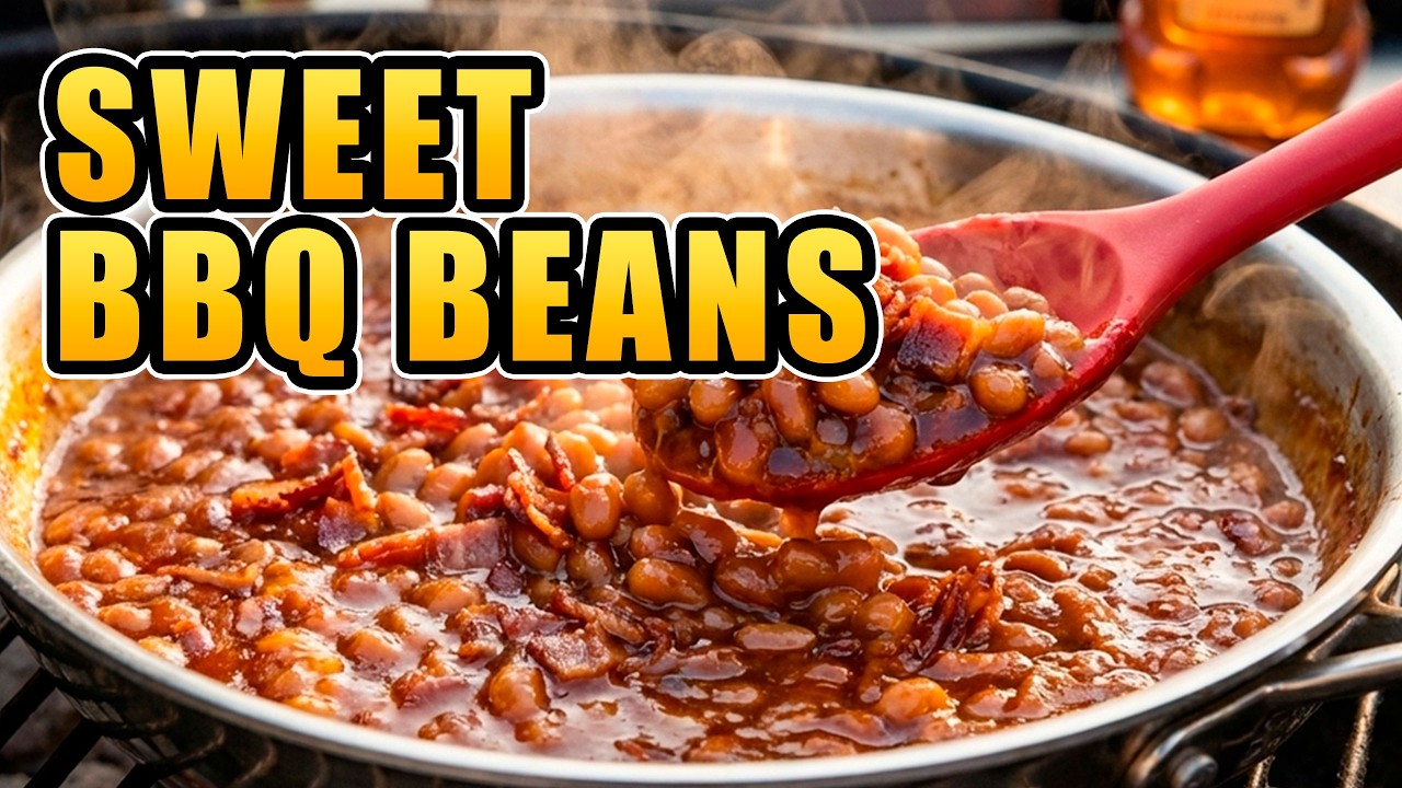 One Pan Honey Bacon BBQ Beans | Crispy, Sweet & Smoky