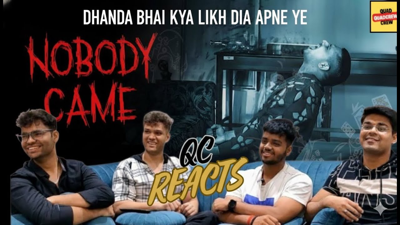 Dhanda Nyoliwala - Nobody Came (Official Music Video) | QCREACTS