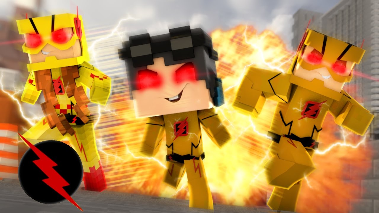 Minecraft: Who's Your Family? - A FAMÍLIA DO MAL DO FLASH REVERSO!
