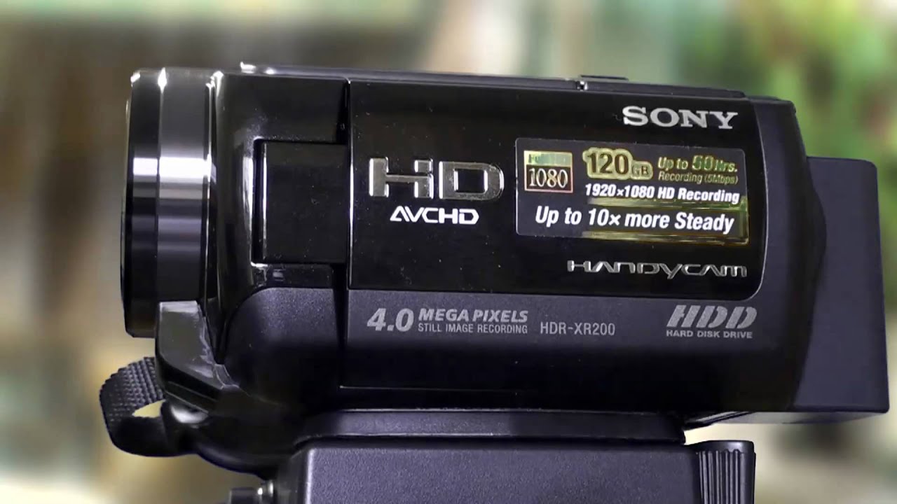 VIDEO CAMARA SONY HDR-XR200V + CURSO DE EDICIÓN DE TV