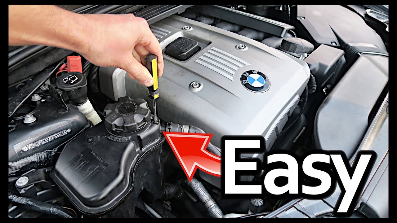 Как прокачать охлаждающую жидкость в BMW с помощью электрического водяного насоса