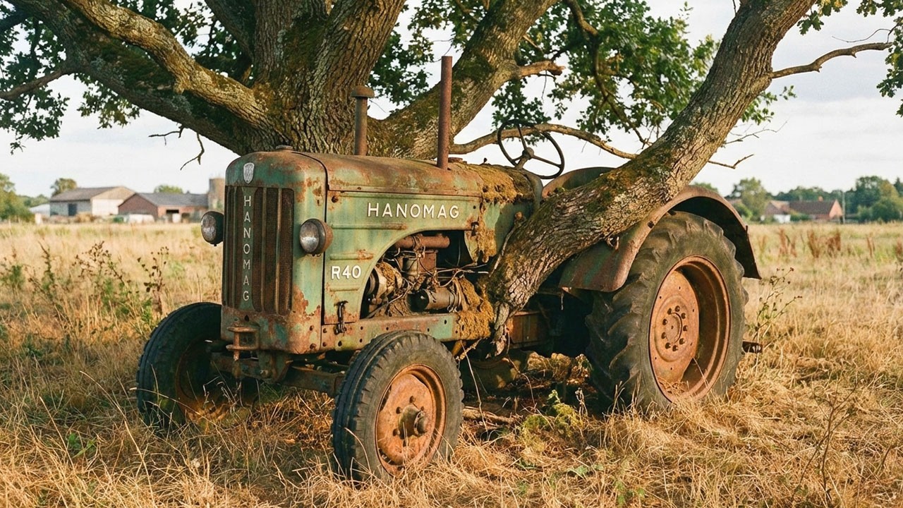 Abandoned Hanomag R40 Tractor Restoration — From Rust to Field Test
