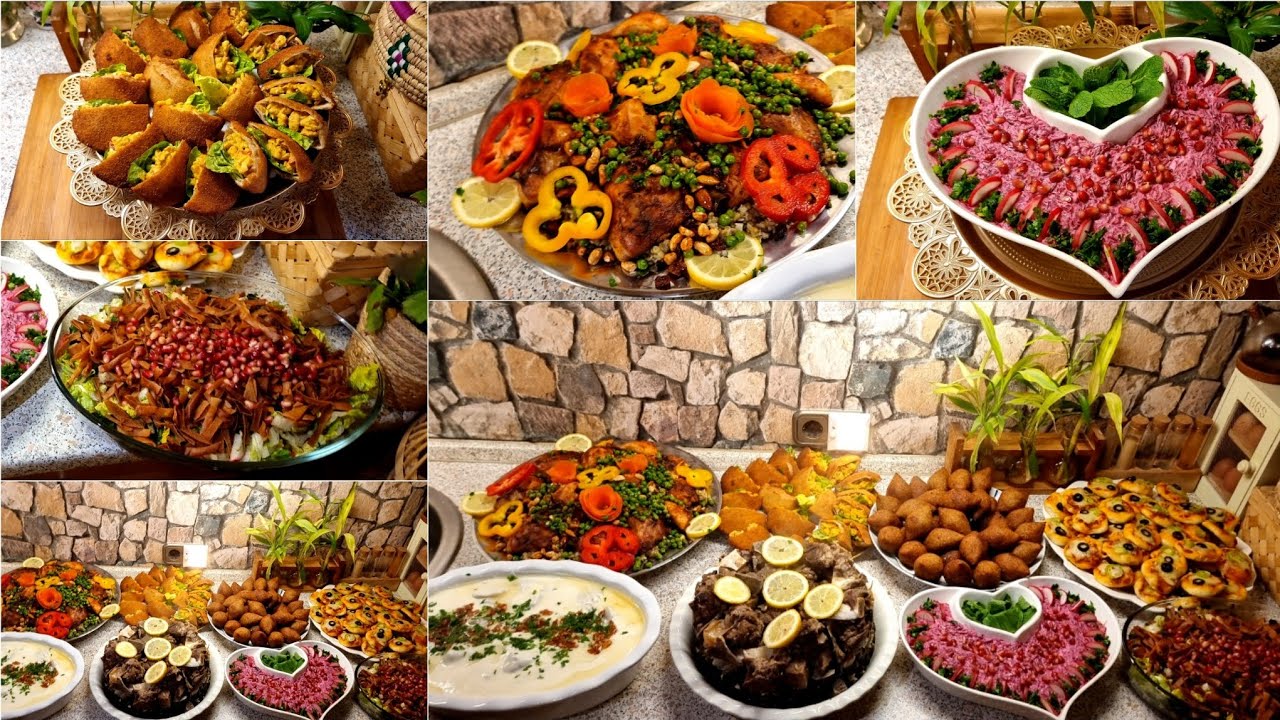 ختامها مسك آخر عزيمة رمضانية تمت بأجمل أجواء 👌😍مقبلات رمضانية ، أطباق رئيسية❤️