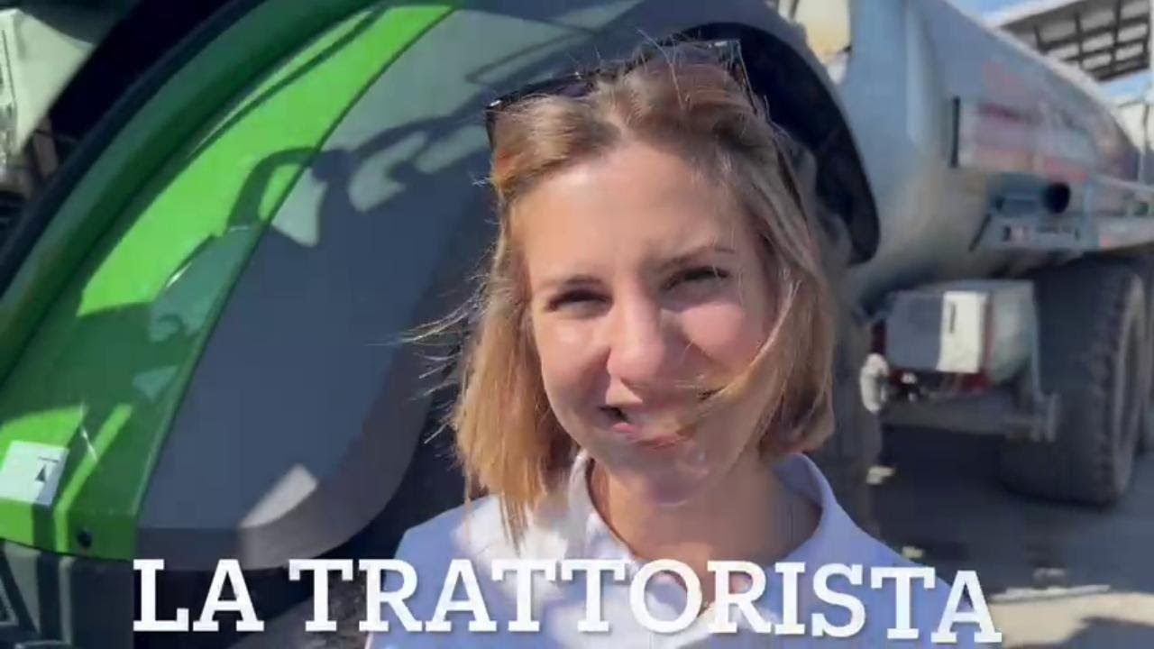 Sant'Angelo di Piove, la giovane trattorista Rebecca Magnasame