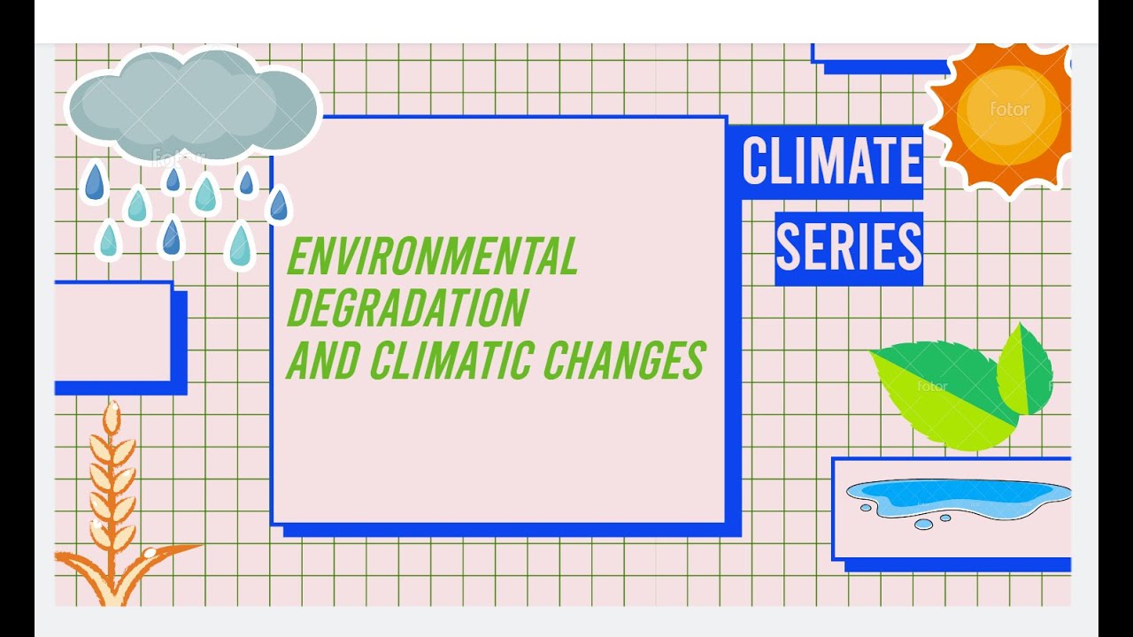 Environmental Degradation and Climate Changes
